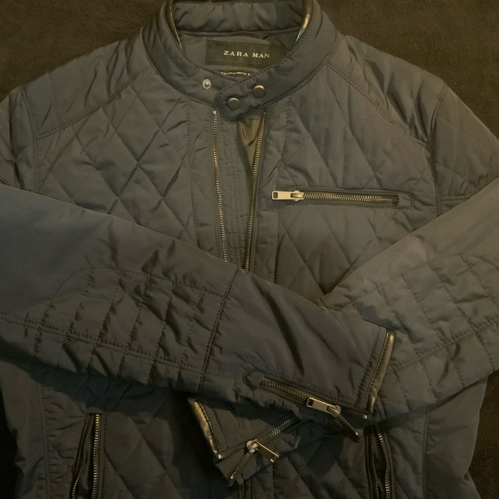 Zara coat zip up